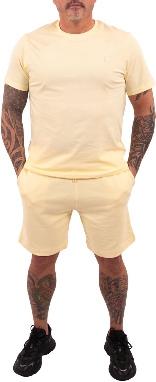 Lyle & Scott Lyle & Scott Superfine Sweatshort Geel