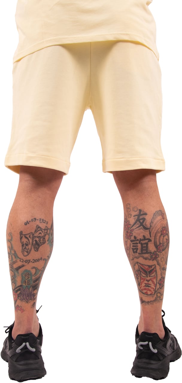 Lyle & Scott Lyle & Scott Superfine Sweatshort Geel
