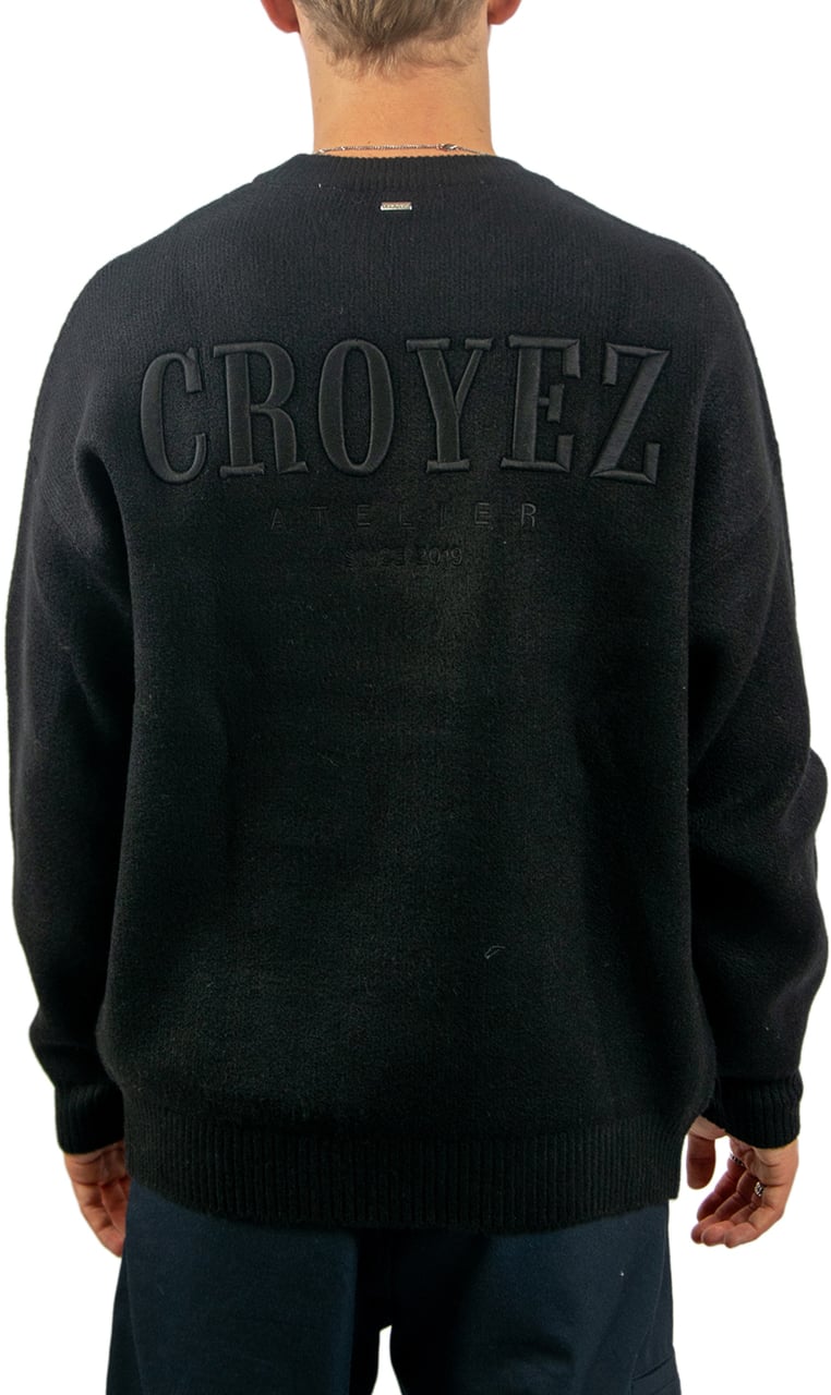 Croyez Croyez Gallery Knit Sweater Zwart