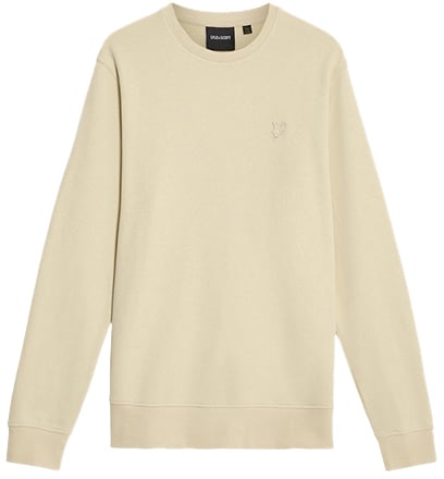Lyle & Scott Lyle & Scott Superfine Crew Neck Sweatshirt Beige
