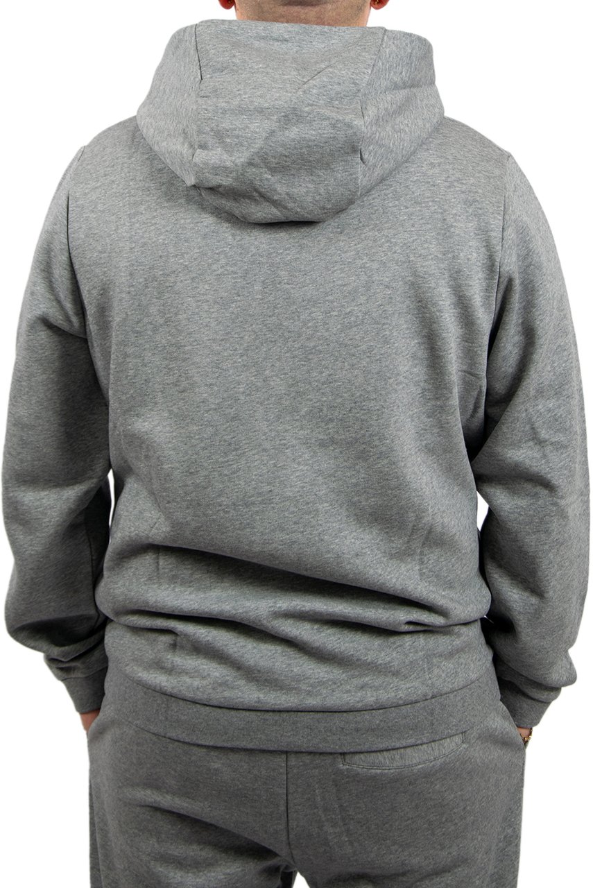 Lyle & Scott Lyle & Scott Logo Brushback Pullover Hoodie Grijs