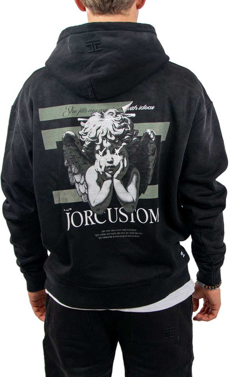 JORCUSTOM Jorcustom Angel2.0 Oversized Hoodie Zwart