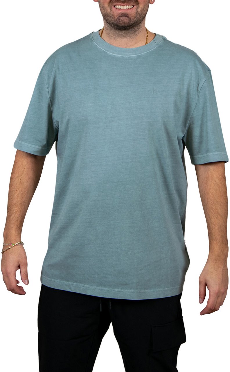 Calvin Klein Calvin Klein Jeans Washed Puff Print Tee Blauw