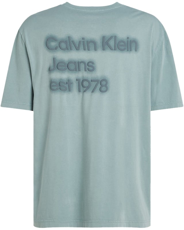 Calvin Klein Calvin Klein Jeans Washed Puff Print Tee Blauw