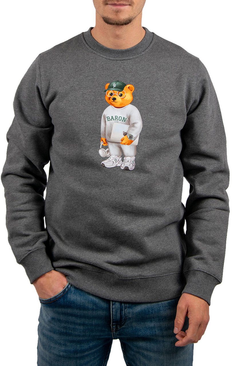 Baron Filou Cxlvii The College Student Sweater Grijs