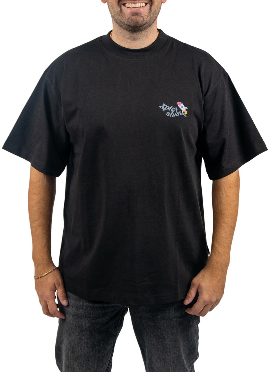 XPLCT XPLCT Rocket Tee Zwart