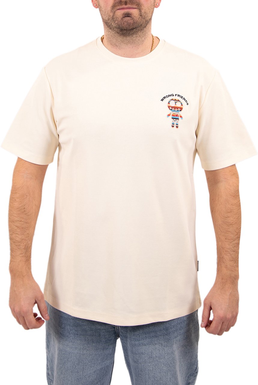 Wrong Friends San Benito T-Shirt Regular Fit Beige