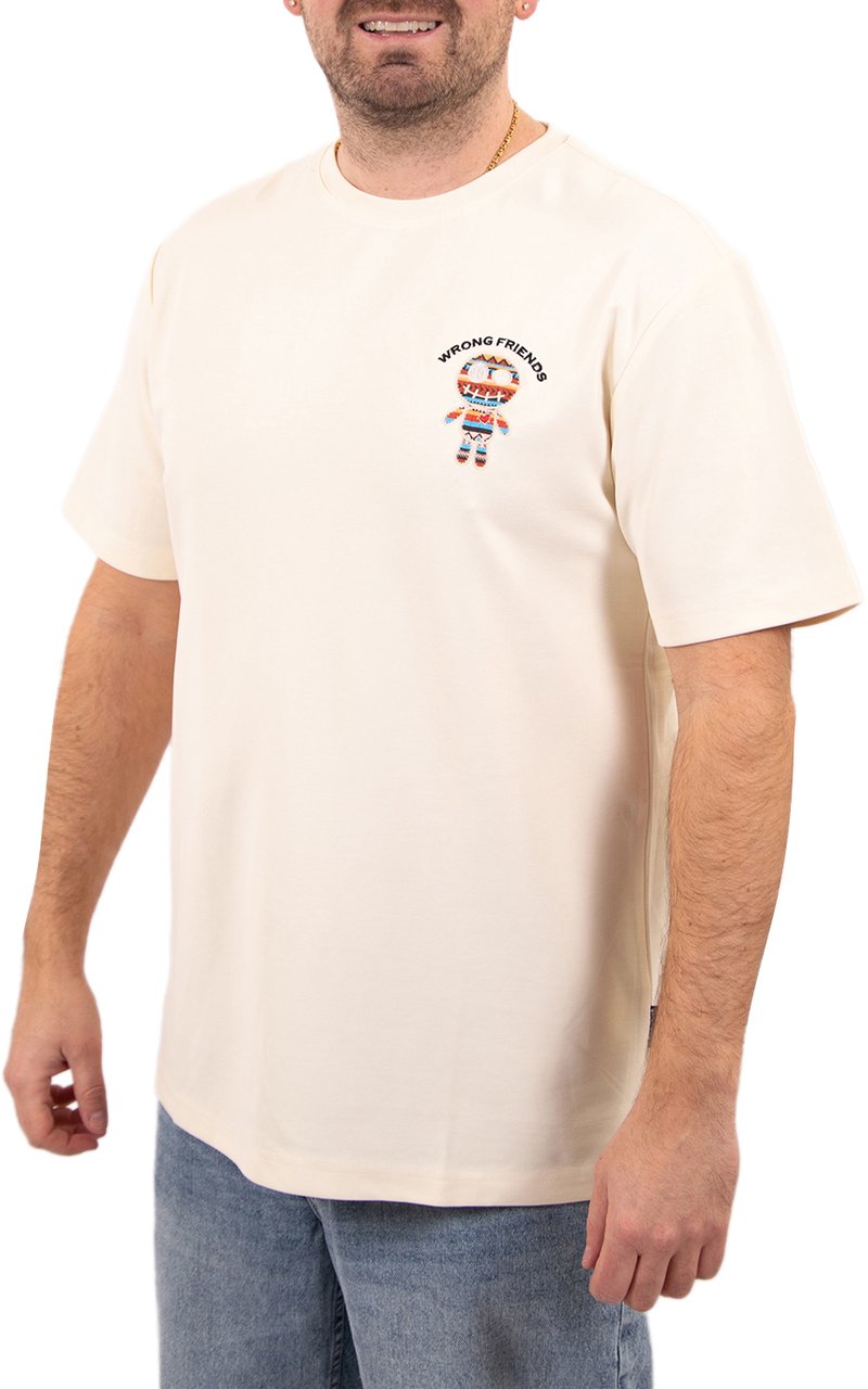 Wrong Friends San Benito T-Shirt Regular Fit Beige