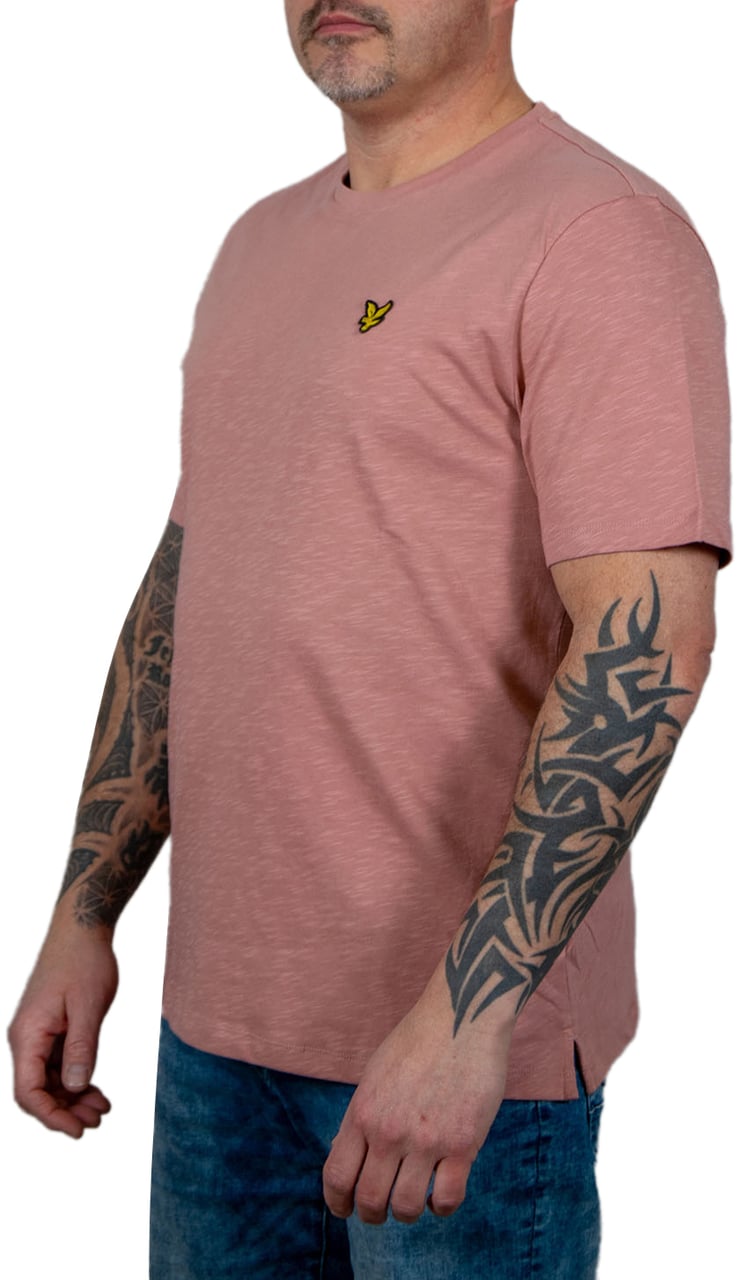 Lyle & Scott Lyle & Scott Slub T-Shirt Roze