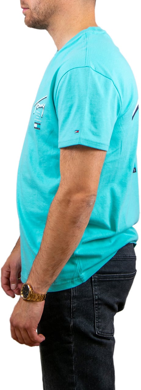 Tommy Jeans Tommy Jeans TJM Reg Signature City Tee Groen