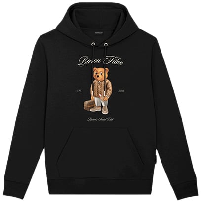 Baron Filou Baron Filou The First Class Flyer Hoodie Zwart