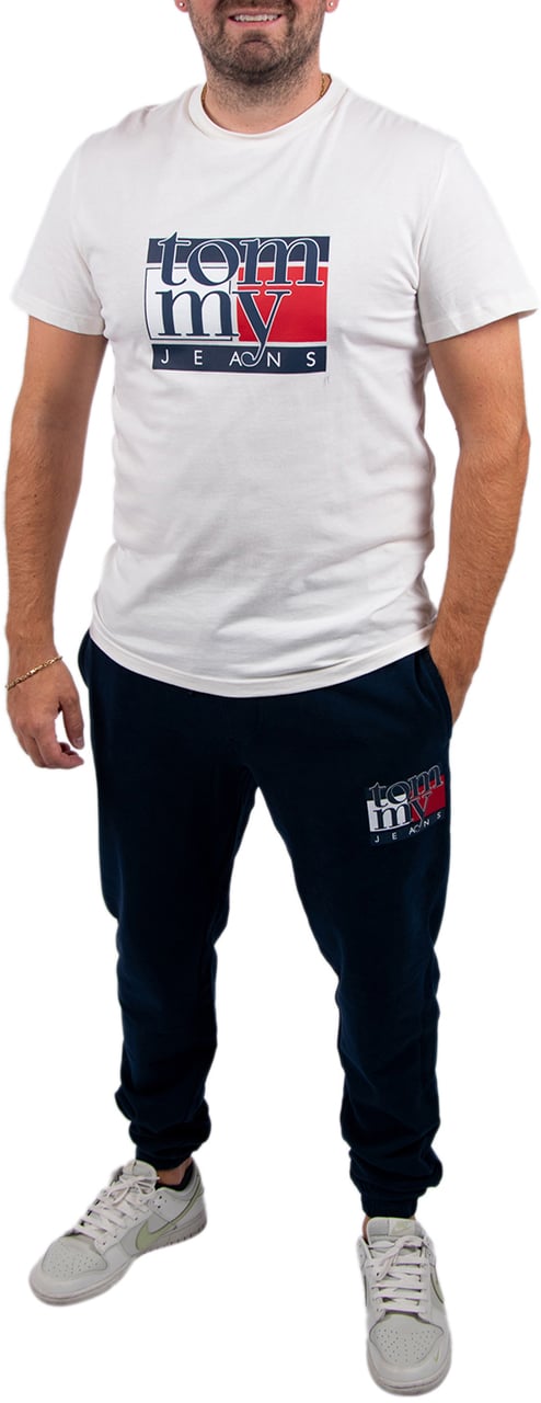 Tommy Jeans Tommy Jeans Slim RWB Flag Tee EXT Beige