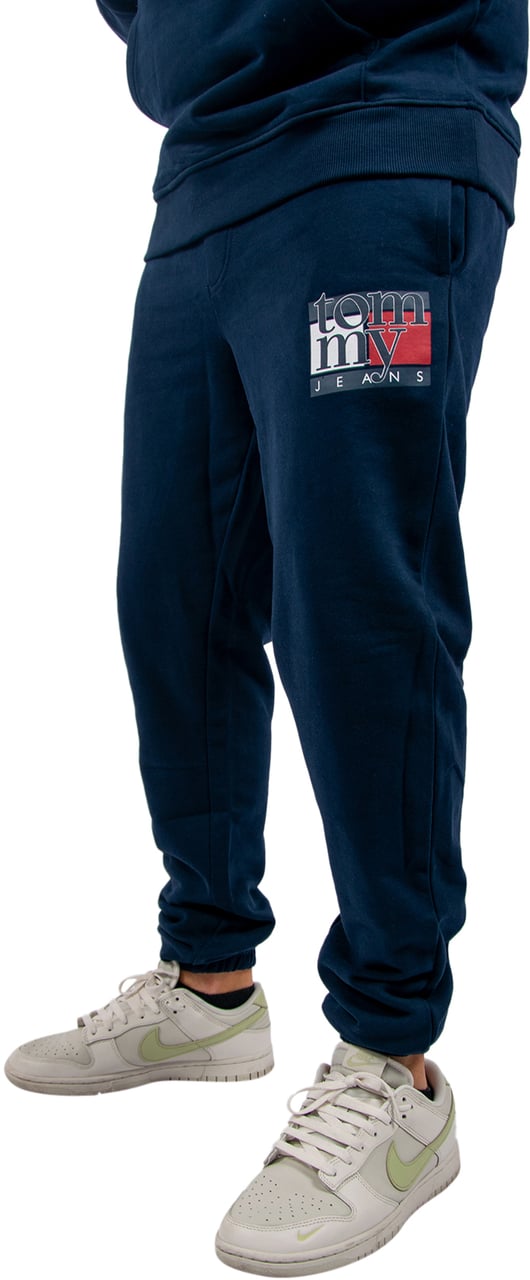 Tommy Jeans Tommy Jeans Slim RWB Flag Sweatpant Blauw