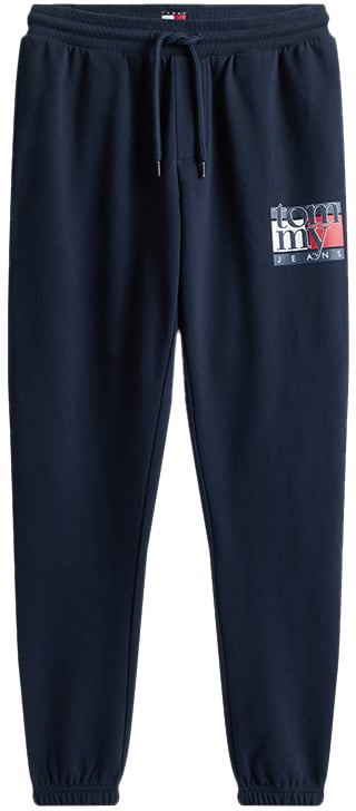 Tommy Jeans Tommy Jeans Slim RWB Flag Sweatpant Blauw