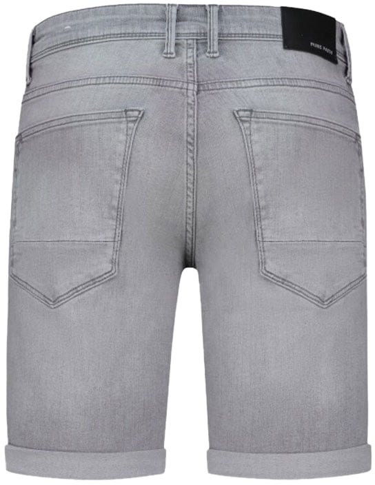 Purewhite Purewhite Slim Fit Denim Short The Steve Grijs