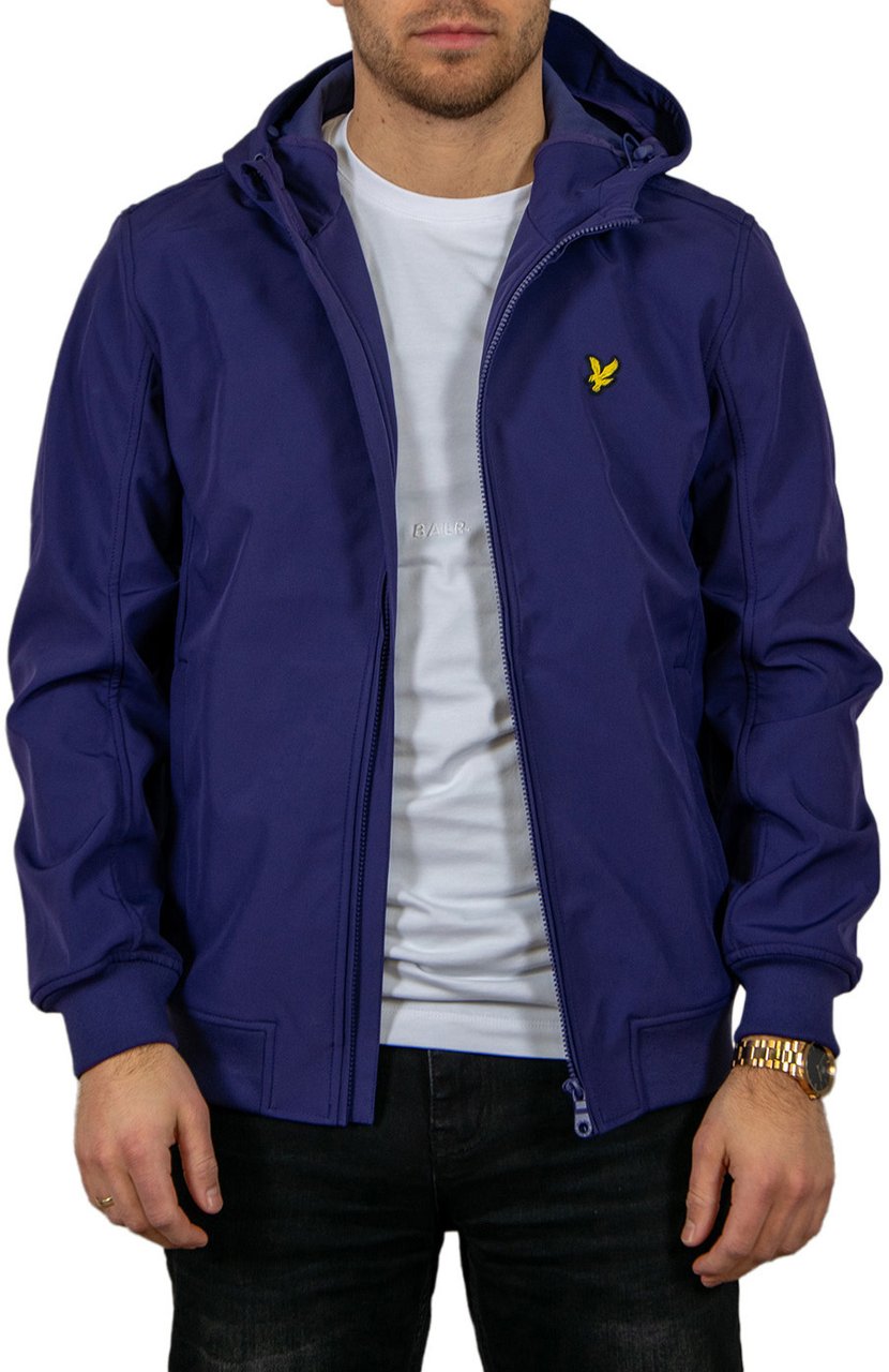 Lyle & Scott Lyle & Scott Mesh Back Softshell Jacket Paars