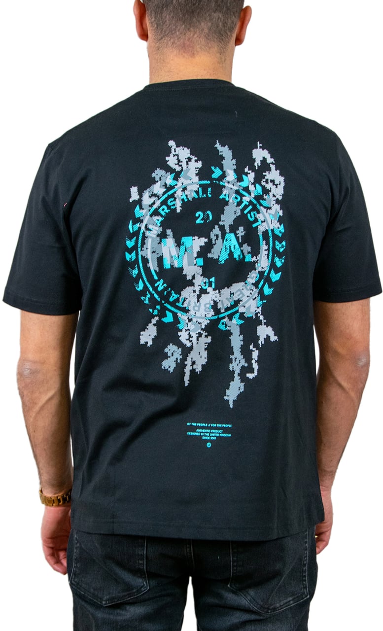 Marshall Artist Marshall Artist Camo Erossion T-Shirt Zwart