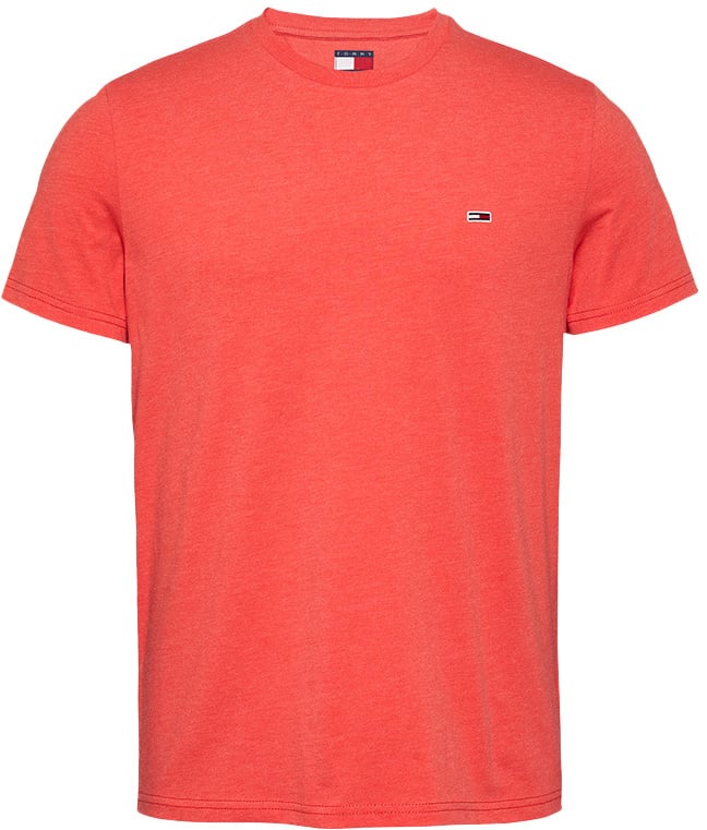 Tommy Jeans Tommy Jeans Xslim Jaspre HTR Tee Rood