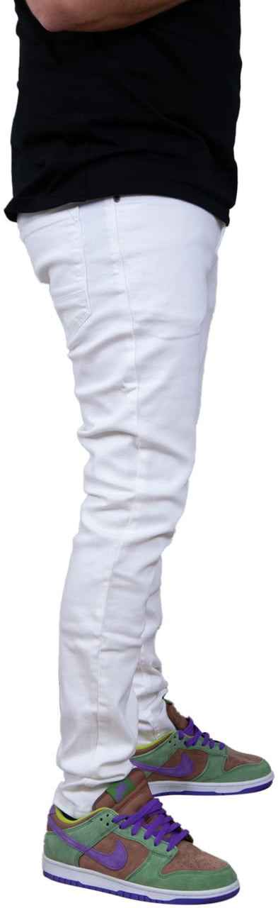 Purewhite Purewhite The Jone Denim Skinny Fit Wit