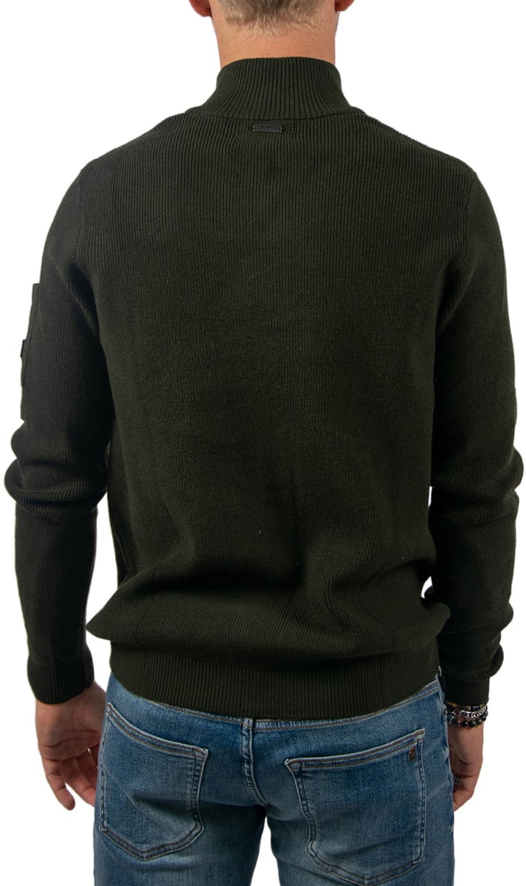 Quotrell Quotrell D'Azur Knitted Halfzip Groen