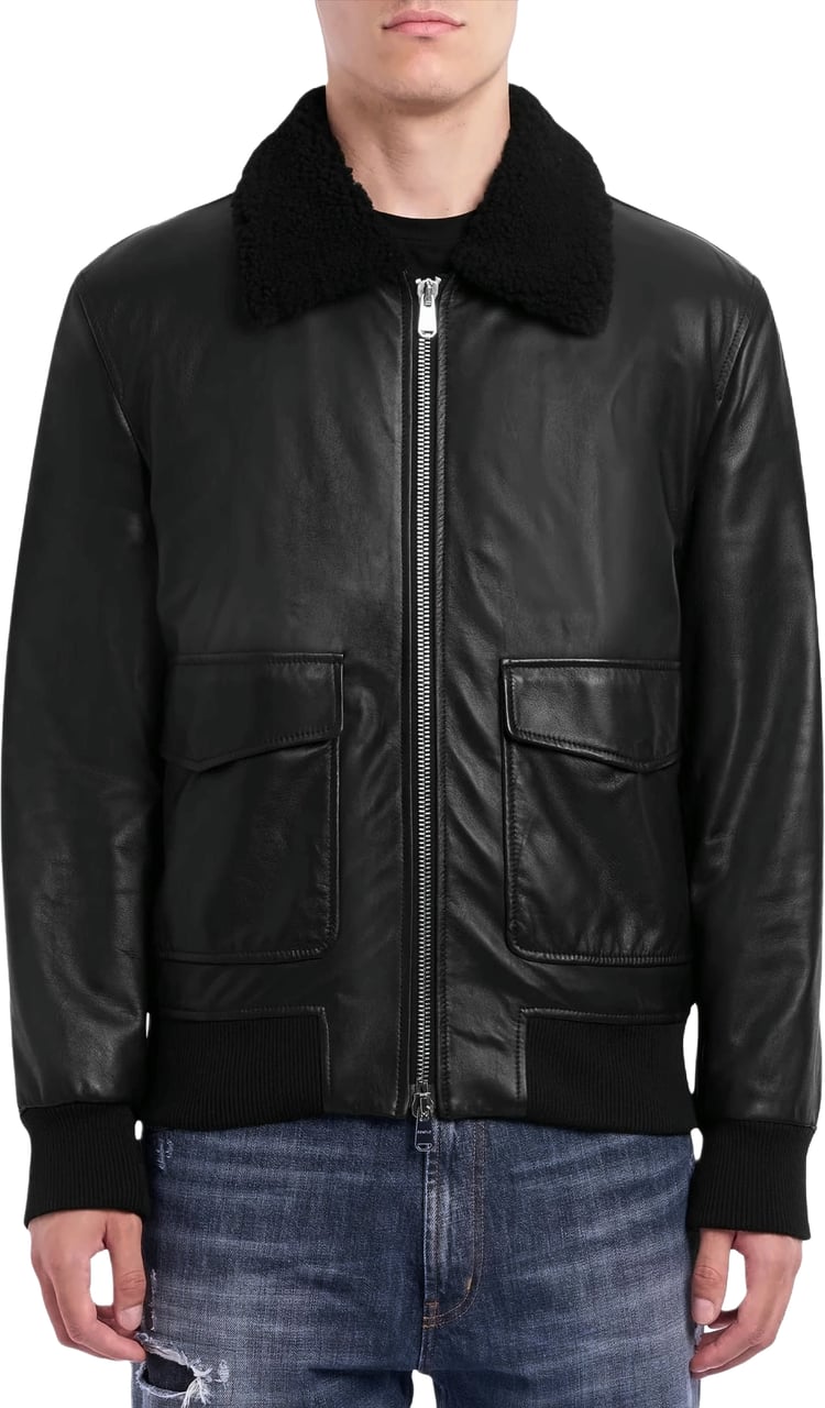 Dondup Coats Black Zwart