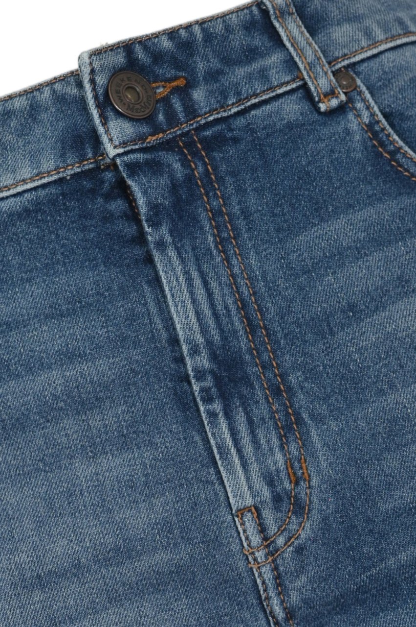 Max Mara Jeans Blu Medio Vintage Blauw