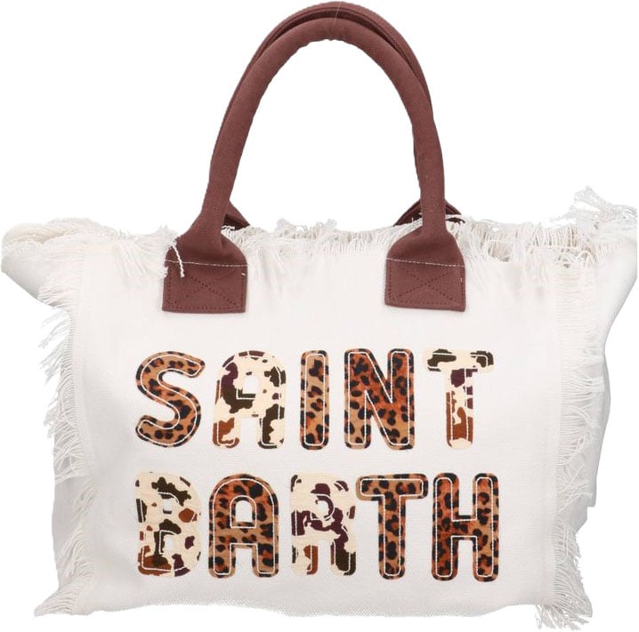 MC2 Saint Barth Bags Avorio/Leopard Wit