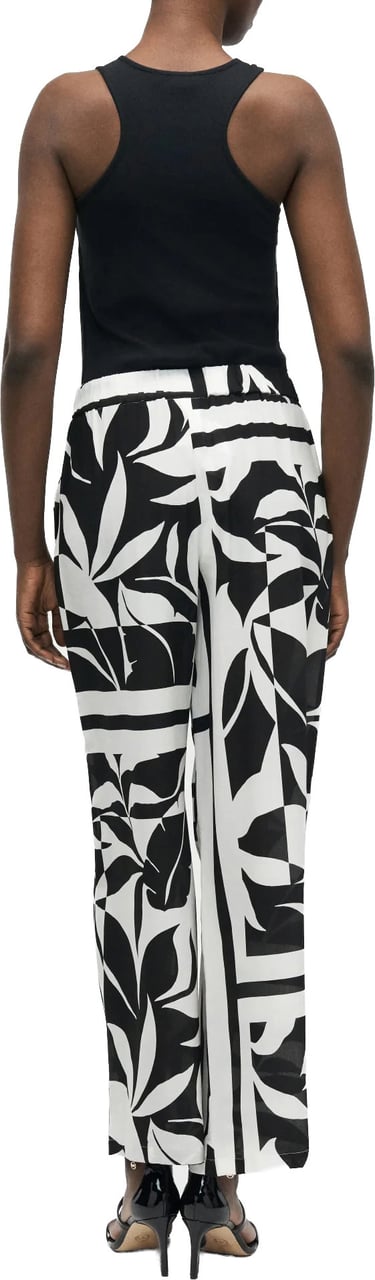 Max Mara Rtw Nero Stampa Floreale Divers