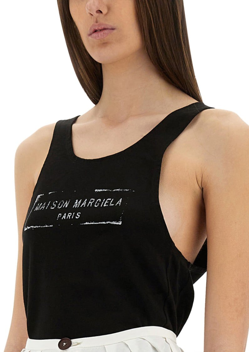 Maison Margiela T-Shirts And Polos Black Zwart
