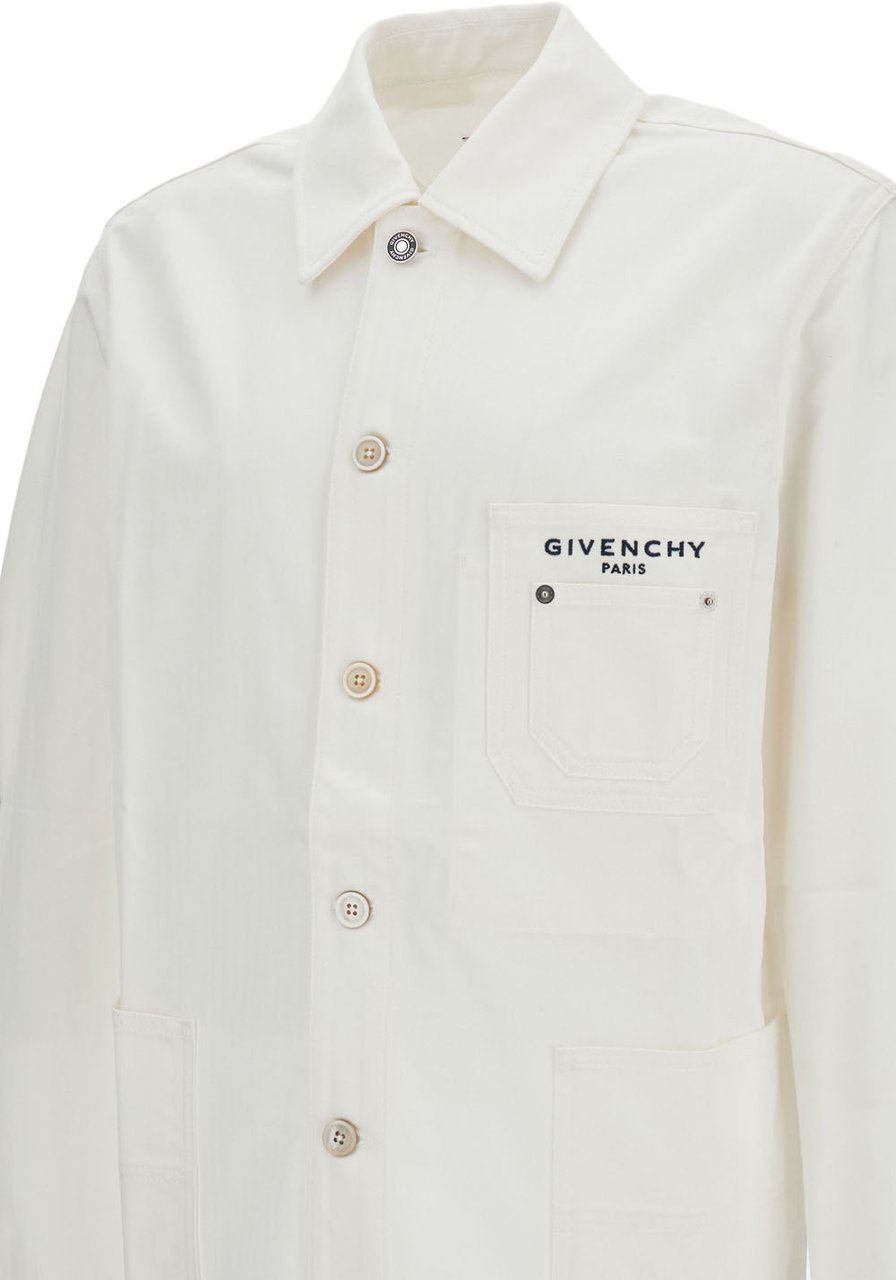 Givenchy Coats White Wit