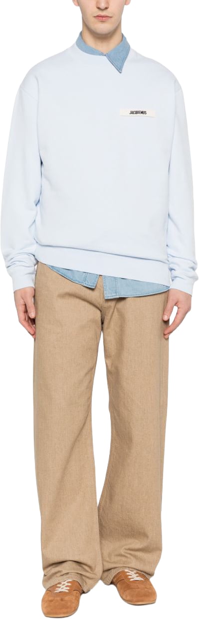 Jacquemus Sweaters Clear Blue Blauw