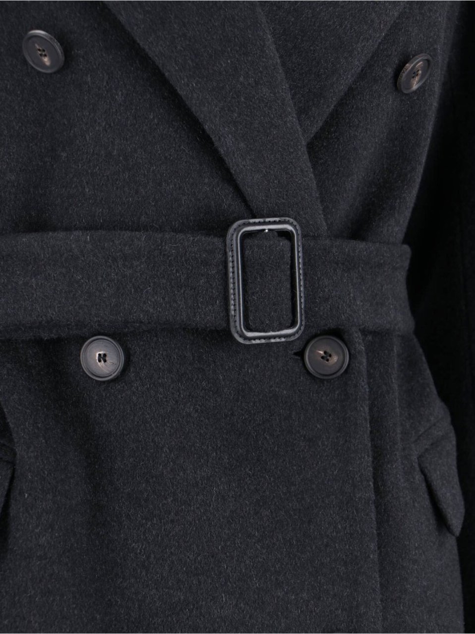 Tagliatore "Jole" Cashmere Midi Coat Blauw