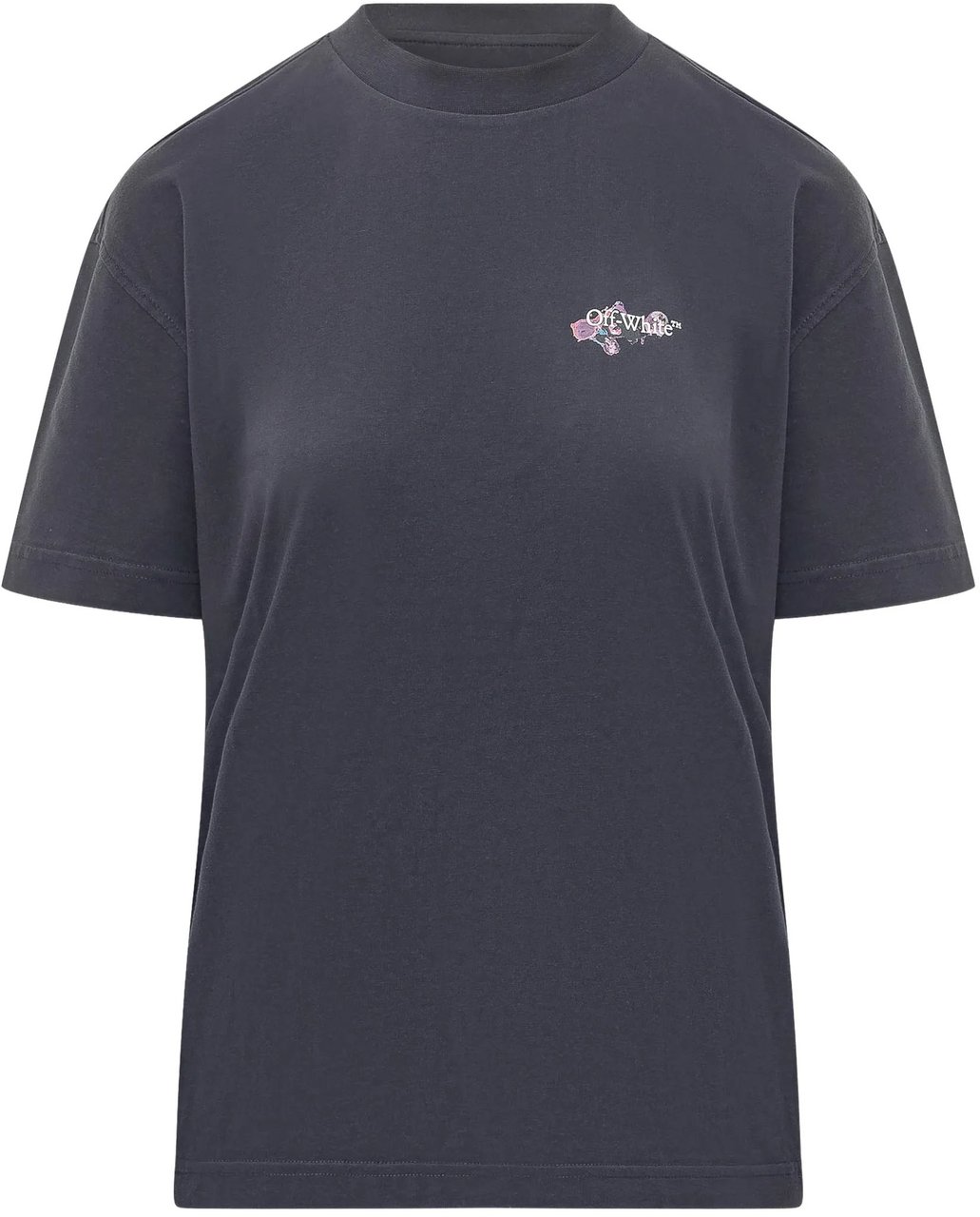 OFF-WHITE Driped Watercol Arrow Reg Cotton T-Shirt Grijs