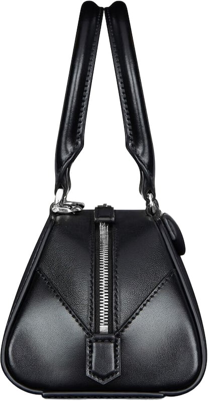Givenchy Antigona East West Mini Box Leather Bag Grijs