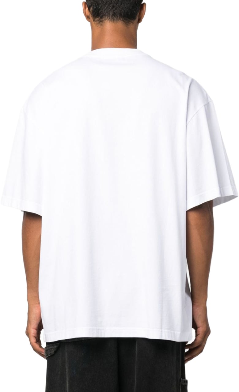 AMBUSH White Ballchain Loose-Fitting Cotton T-Shirt Wit