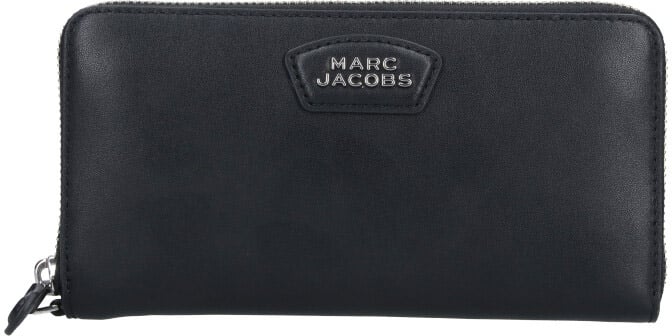 Marc Jacobs Black The Slim 84 Leather Wallet Zwart