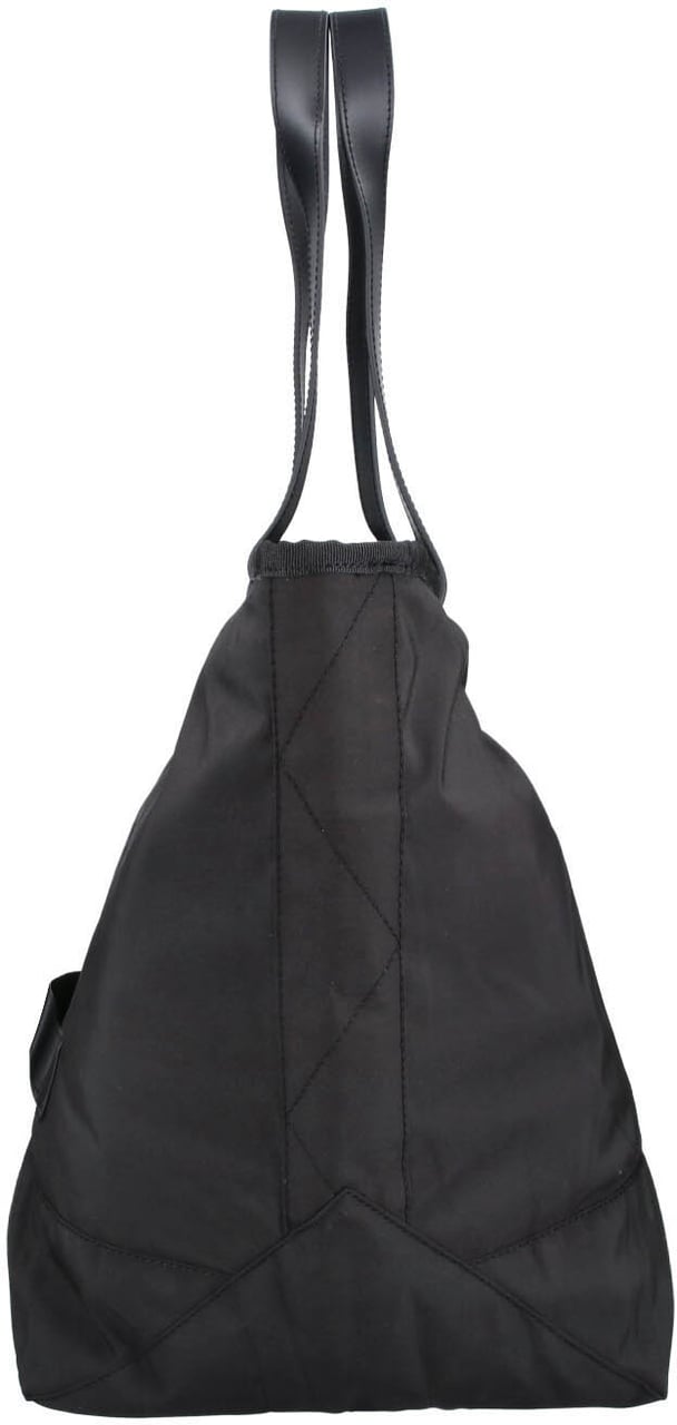 Vivienne Westwood Black Structured Minimalist Shoulder Bag Zwart