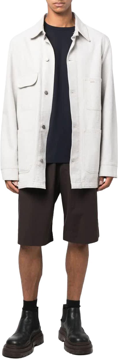 Jil Sander Blue Crew Neck Cotton T-Shirt Zwart