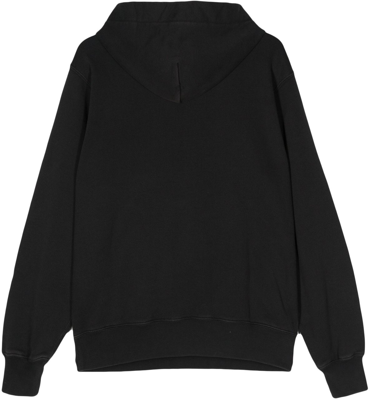 AMBUSH Black Ballchain Detail Cotton Hoodie Zwart