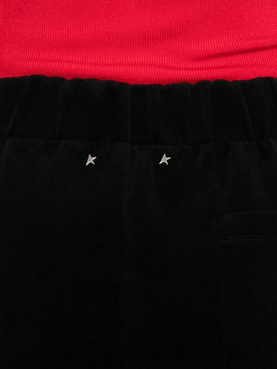 Golden Goose Wide-Leg Cotton Blend Jogging Star Pants Zwart