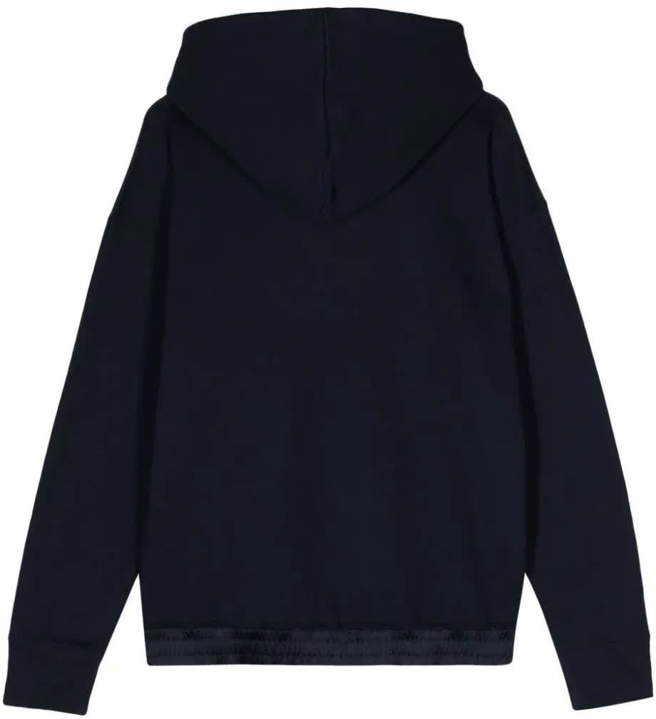 Saint Laurent Black Hoodie Organic Cotton Hoodie Zwart