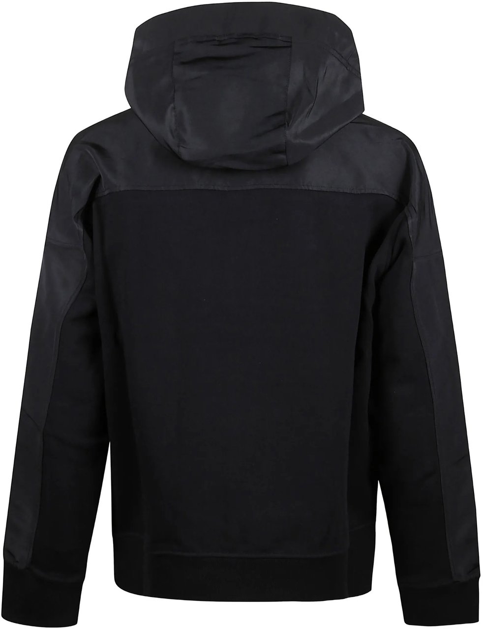 Givenchy Black Full Zip Matte Shiny Windbreaker Zwart