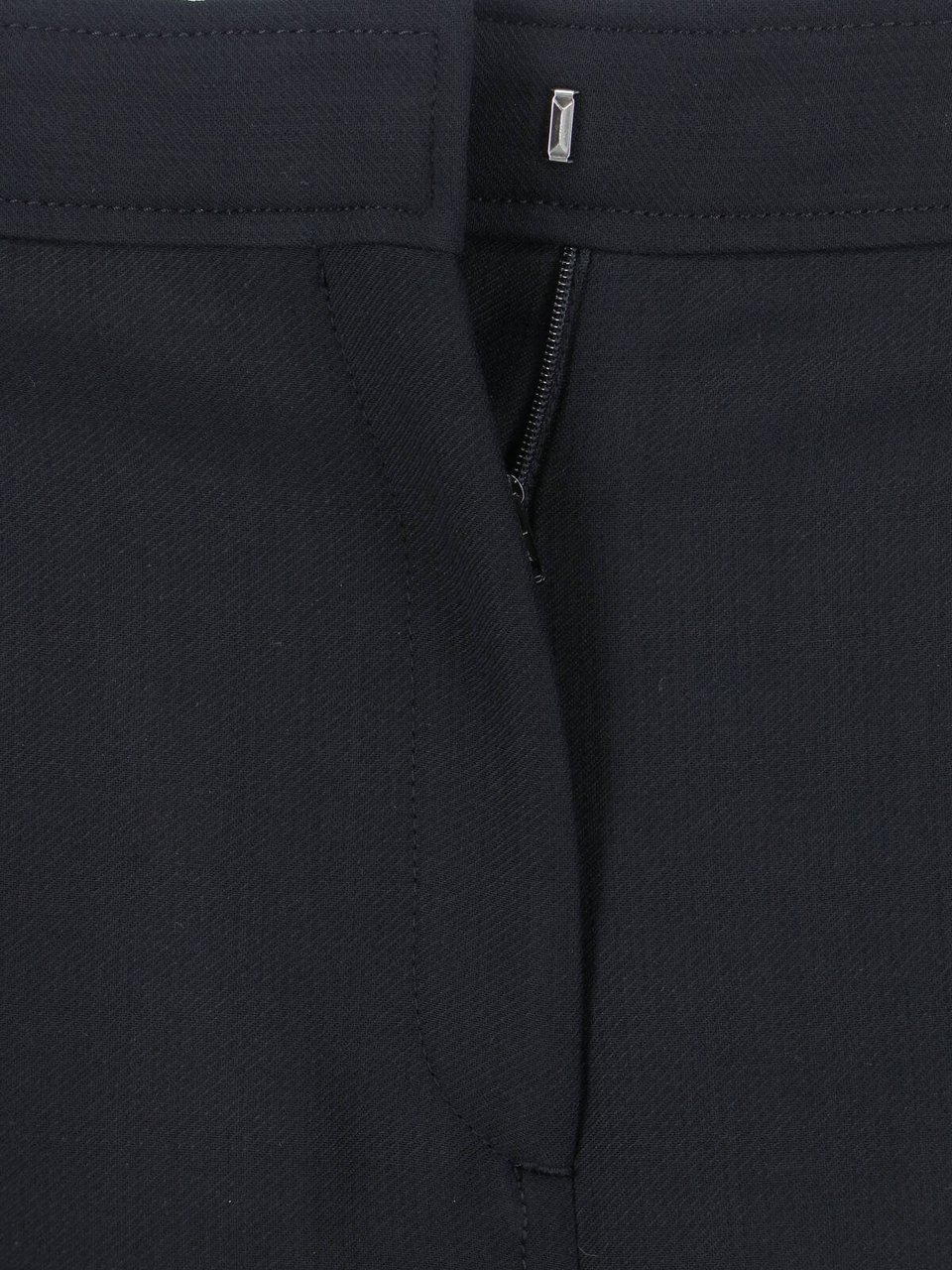 Filippa K Black Blaire Cropped Tailored Wool Trousers Zwart