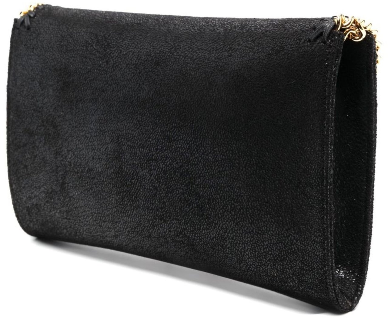 Stella McCartney Black Falabella Wallet Chain Satchel Zwart