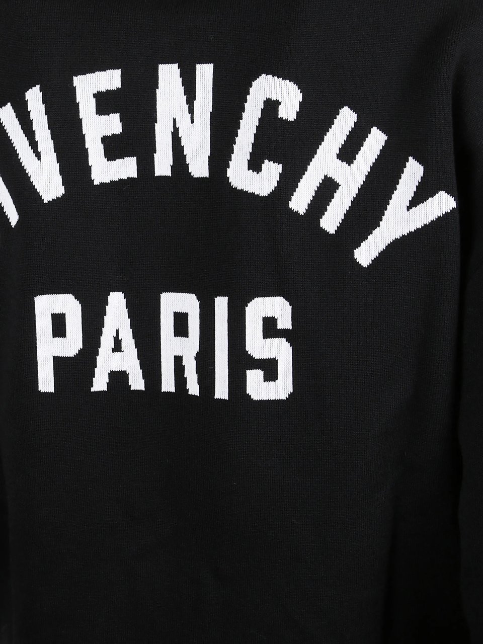 Givenchy Couture Seam Cropped Wool Zipped Cardigan Zwart