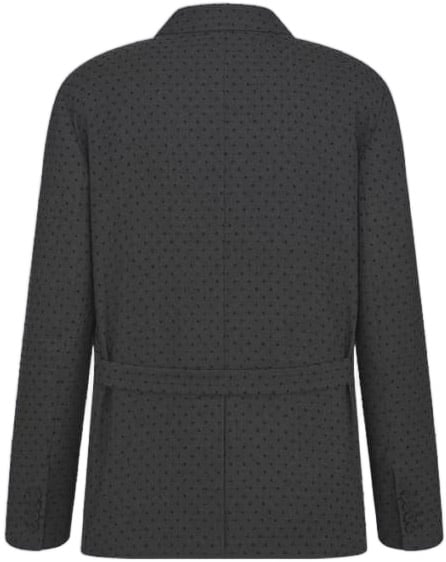 Dior Tailored Woven Three-Button Blazer Zwart