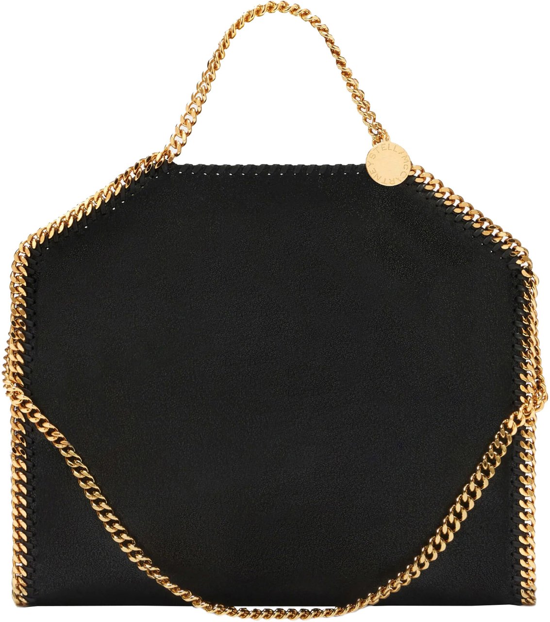 Stella McCartney Falabella Tote Bag With Diamond-Effect Chain Details Zwart