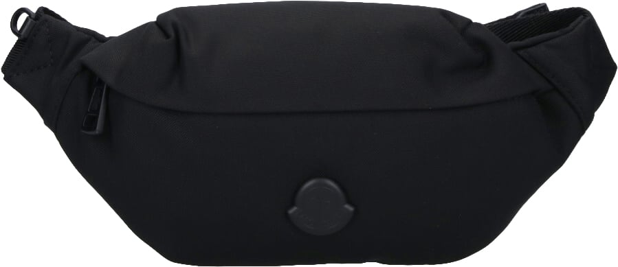 Moncler Black Durance Nylon Waist Bag Zwart