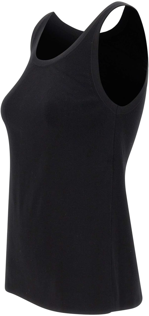 Elisabetta Franchi Top Neroburro Zwart