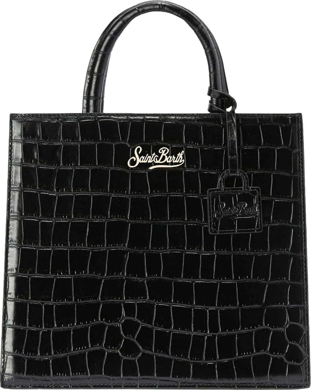MC2 Saint Barth Bags Printed Croco Leather 00 Zwart